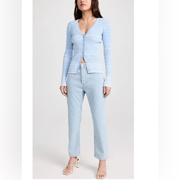 AGOLDE Parker Jeans in Pivot Size 30 Relaxed Straight Leg Denim Crop Button Fly - Picture 1 of 12